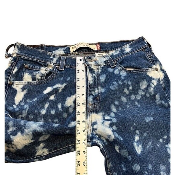 Vintage Levi's 515 Nouveau Bootcut Women's Jeans 10 (32x32) Bleached Denim Y2K - Picture 10 of 11